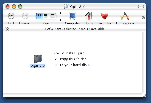 Install ZipIt