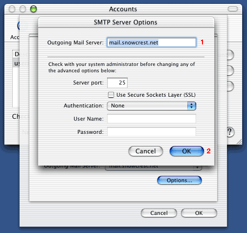 SMTP Server Options, PNG format